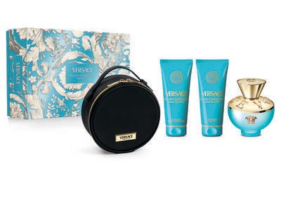 Kit Coffret Versace Dylan Turquoise Feminino Eau de Toilette